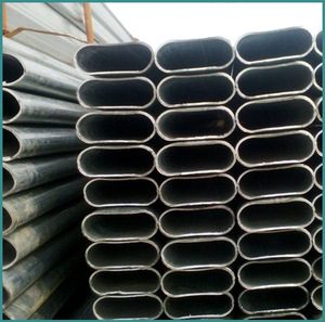 Stainless Steel Pipes with Flat Sided Oval Shape